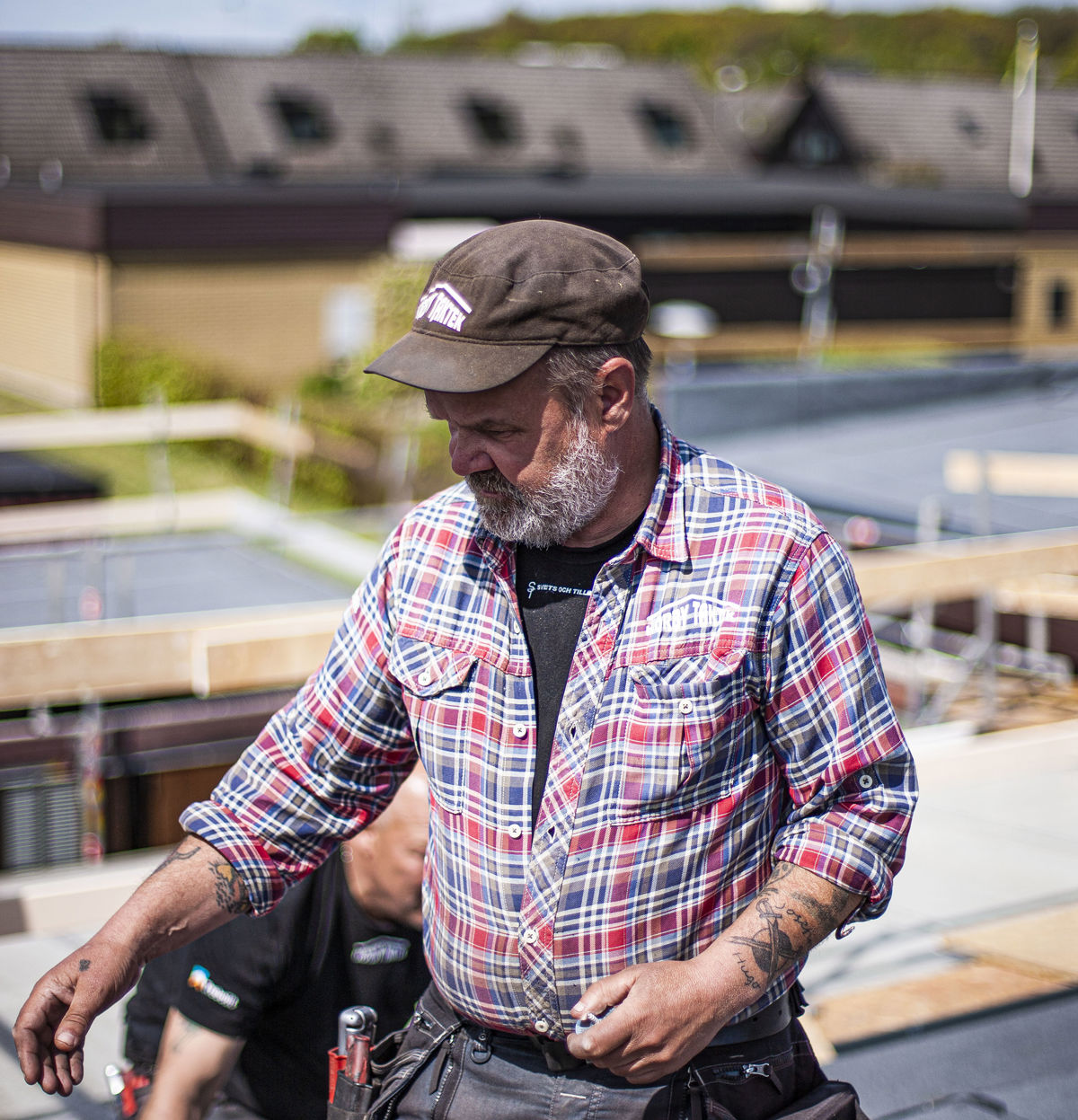 Takläggare utfört av Hörby Taktek AB i Hörby